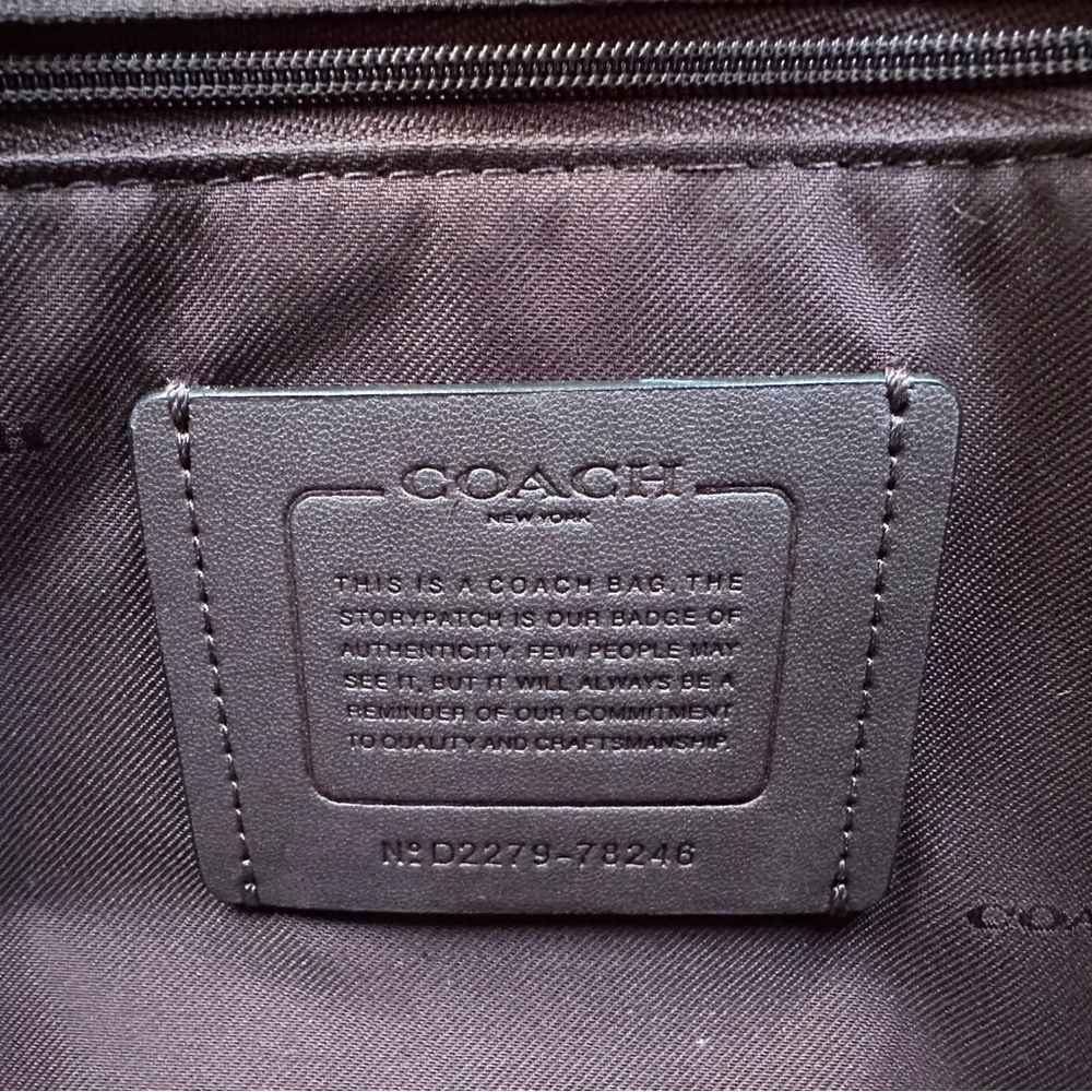 Coach folio tote - Picture 4 of 8